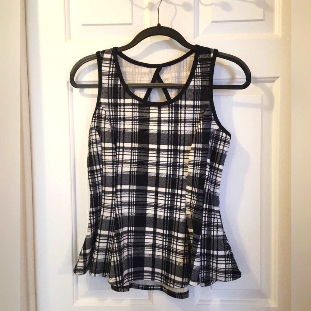 BCX Peplum Tank